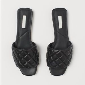 H&M Padded Leather Sandals